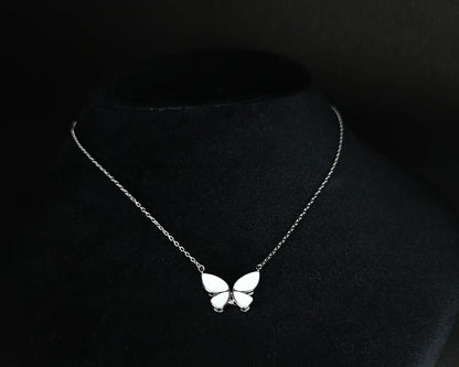 White Butterfly Chain