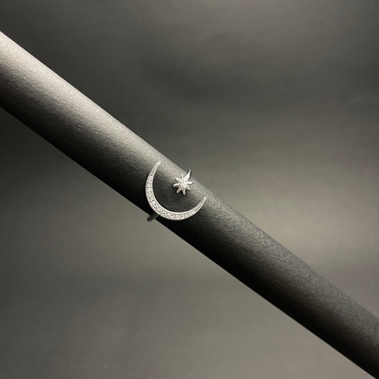 Lunar Glow Silver Ring