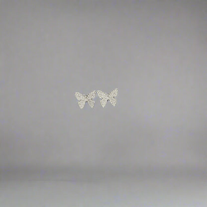 Sparkling Butterfly Earrings