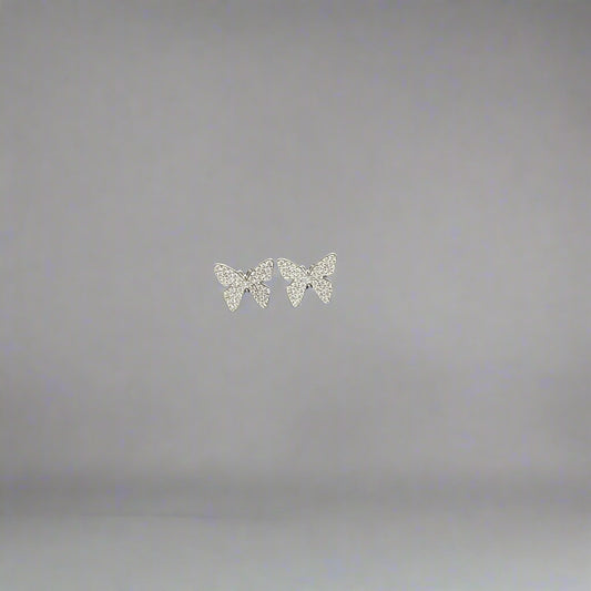 Sparkling Butterfly Earrings