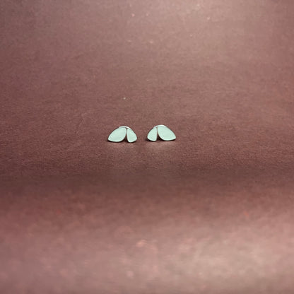 White Butterfly Earrings