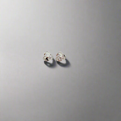 Swirl Silver Studs