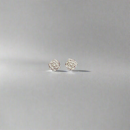 Sparkling Rose Studs