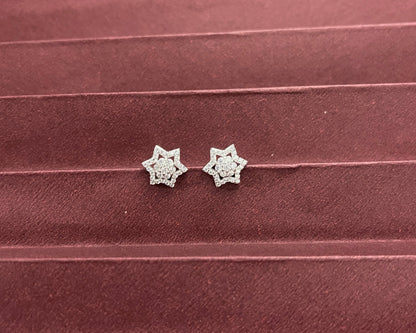 Shining Star Silver Studs