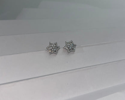 Shining Star Silver Studs
