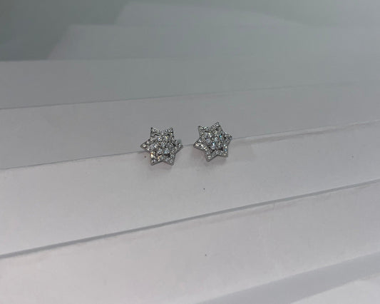 Shining Star Silver Studs