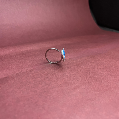Open Enamel Butterfly Ring
